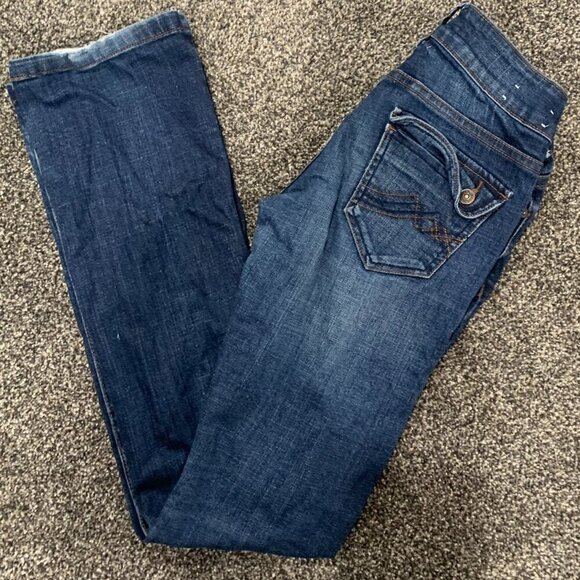 Delia's Reese style jeans - juniors 00R - Picture 1 of 3